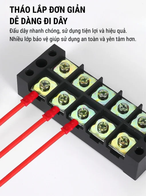 Cầu đấu dây điện 8 cực-15A – TB-1508
