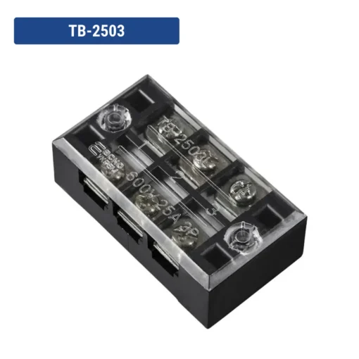 Cầu đấu dây điện 3 cực-25A – TB-2503