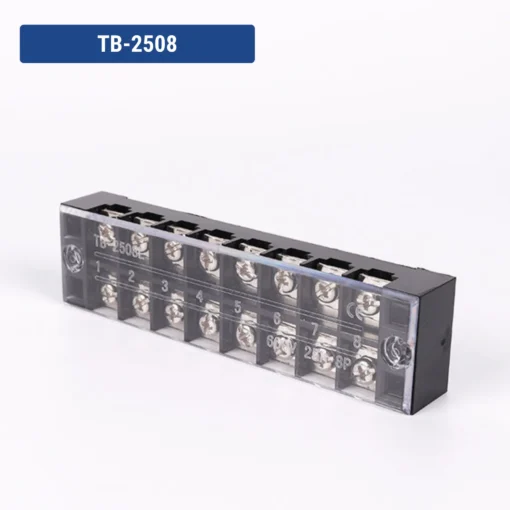 Cầu đấu dây điện 8 cực-25A – TB-2508