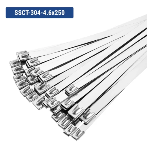 Dây rút inox 304 tự khóa – 4.6×250 mm
