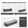 Cầu đấu dây điện 10 cực-25A – TB-2510