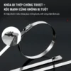 Dây rút inox 304 tự khóa – 4.6×250 mm