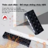 Cầu đấu dây điện 10 cực-25A – TB-2510