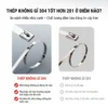 Dây rút inox 304 tự khóa – 4.6×250 mm