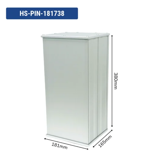 Hộp nhôm đựng pin size 181x165x380mm