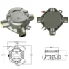 Hộp nối điện chống cháy nổ 3 đầu – OHBF-AH-3