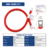 Dây nối bình ắc quy 4AWG bấm sẵn cos SC 25-8