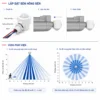 Công tắc cảm biến chuyển động hồng ngoại PIR MC159S IR bật/tắt đèn LED tự động IP65