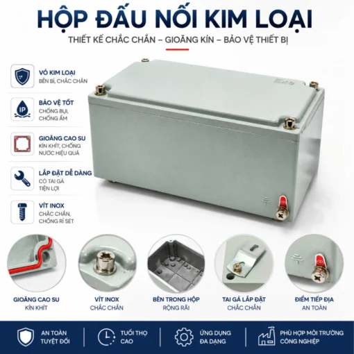 Hộp nối chống nổ IP66 BJX-300x200x140