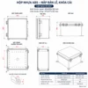 Hộp nhựa chống nước IP67 300×300×180MM – JX-303018