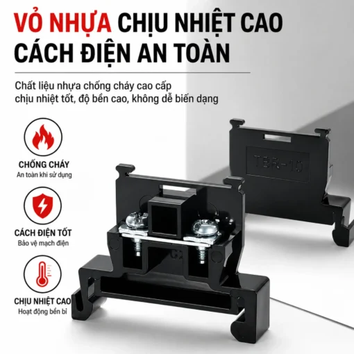 Cầu đấu dây điện 100A 600V – TBR-100A