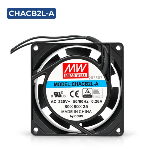 Quạt AC MEANWELL CHACB2L-A 80x80x25.5mm 220VAC 12.5W