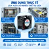 Quạt tủ điện 24V MEANWELL 80x80x38mm CHA8024BL-38B