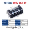 Cầu đấu dây điện 3 cực-60A – TB-6003