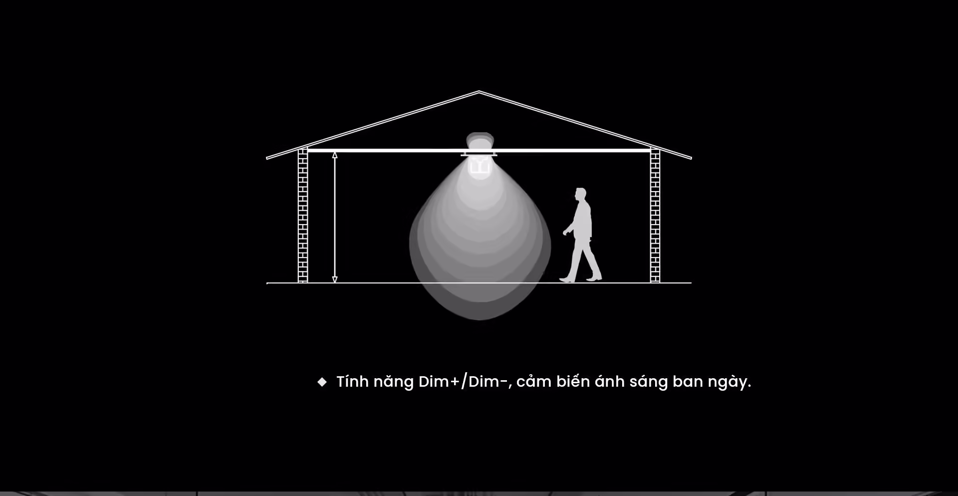 Cảm biến chuyển động, cảm biến ánh sáng cho đèn LED
