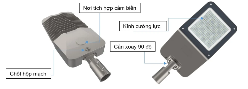 Cấu tạo đèn đường LED APOLLO POTECH