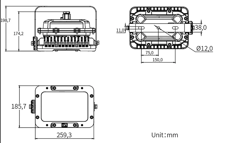 Cấu tạo đèn OHBF8260