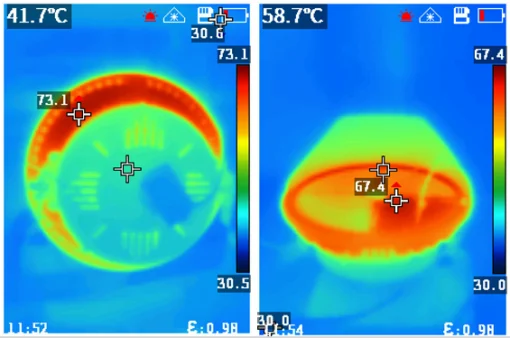Đo nhiệt độ đèn UFO-500