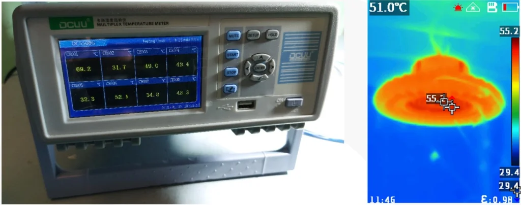 Đèn LED nhà xưởng UFO 80W 5 Nhiệt độ đo thực tế đèn LED UFO PT-UFO-80-N